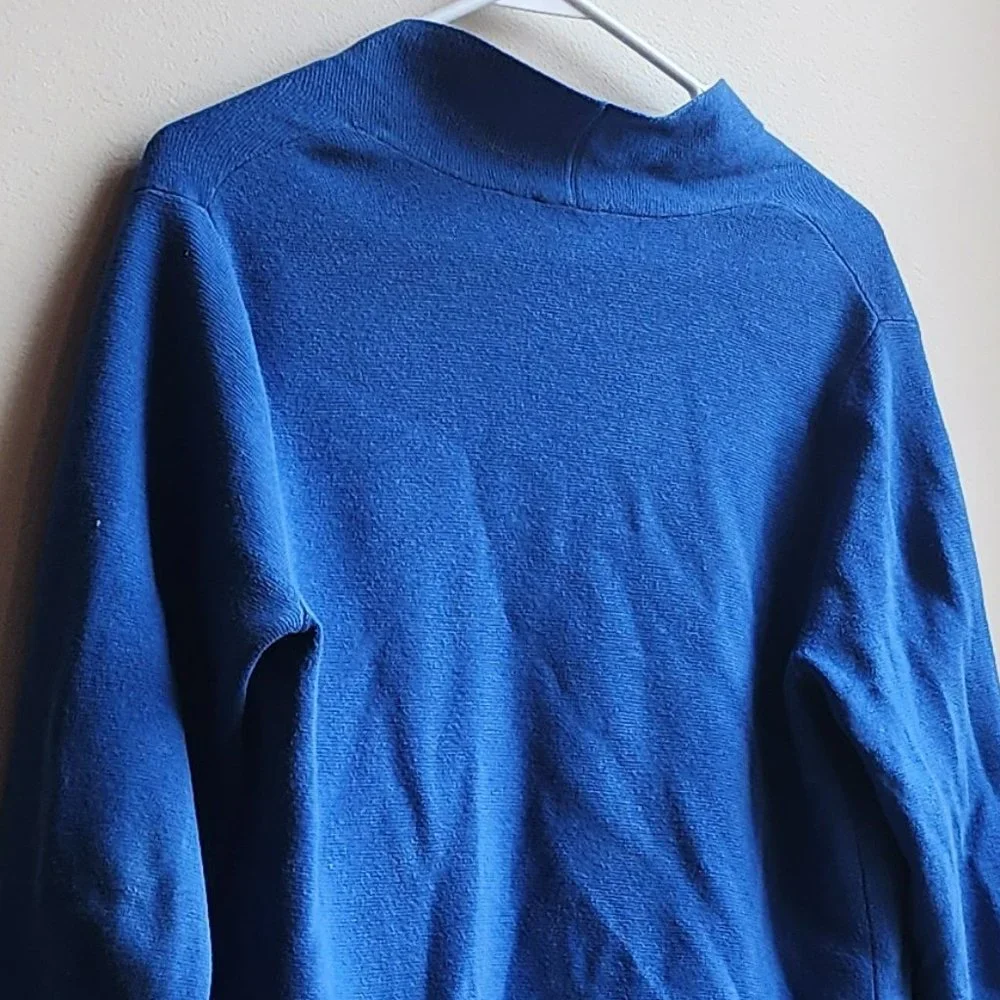 Talbots Cobalt Blue Open Cardigan Size Petite Small